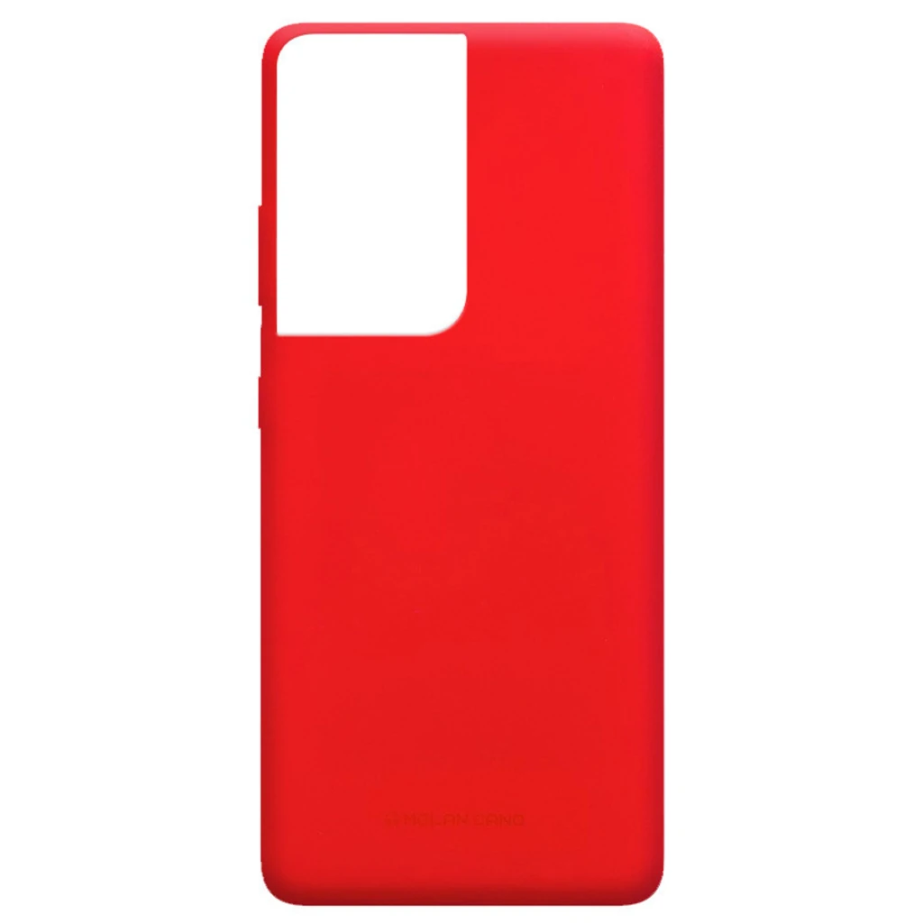 Чохол TPU Molan Cano Smooth Case Red для Samsung Galaxy S21 Ultra SM-G998