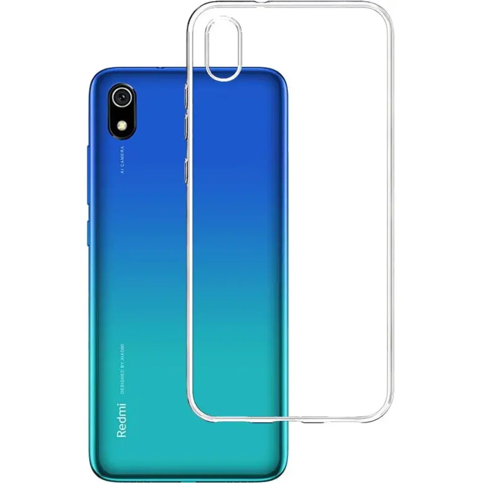 Чехол TPU Epic Transparent 1,5mm Full Camera для Xiaomi Redmi 7A