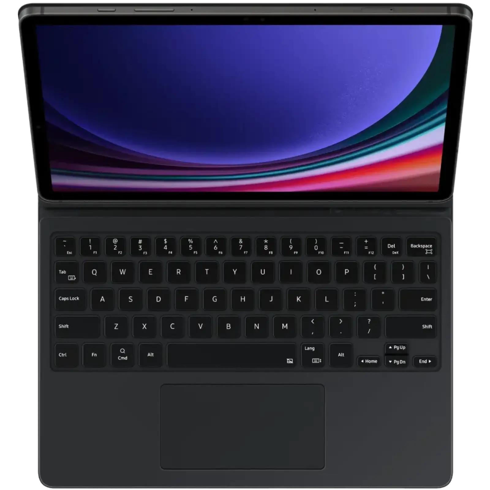 Чехол-клавиатура Samsung Keyboard Cover Black для Samsung Galaxy Tab S9 X710/X716 (EF-DX715BBEGUA)