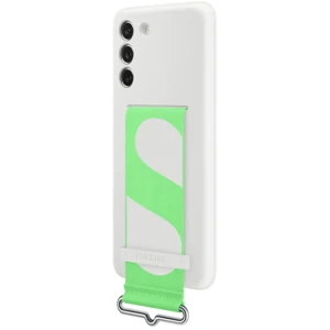 Чехол Samsung Silicone Cover with Strap White для Samsung Galaxy S21 FE 5G SM-G990 (EF-GG990TWEG)
