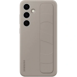 Цвет: Серый - Чехол Samsung Silicone Grip Case Taupe для Samsung Galaxy S24 Plus SM-S926 (EF-GS926CUEGWW)