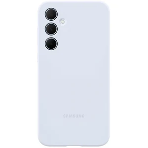 Цвет: Голубой - Чехол Samsung Silicone Cover Blue для Samsung Galaxy A55 5G SM-A556 (EF-PA556TLEGWW)