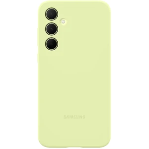 Цвет: Зеленый - Чехол Samsung Silicone Cover Light Green для Samsung Galaxy A55 5G SM-A556 (EF-PA556TMEGWW)