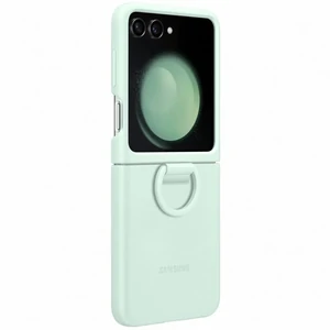 Колір: Зелений - Чохол Samsung Silicone Cover with Ring Ocean Green для Samsung Galaxy Flip5 (EF-PF731TMEGUA)