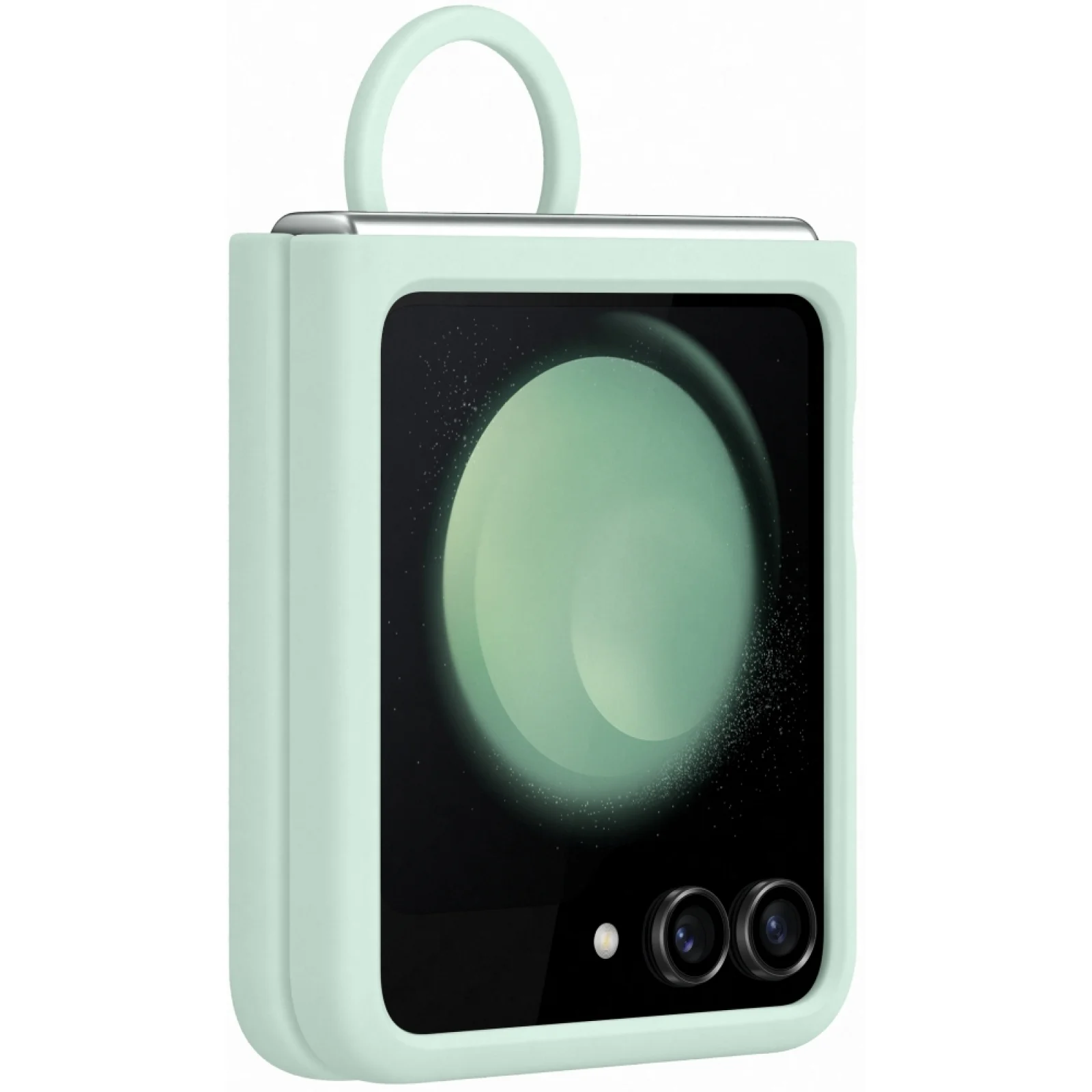 Чохол Samsung Silicone Cover with Ring Ocean Green для Samsung Galaxy Flip5 (EF-PF731TMEGUA)