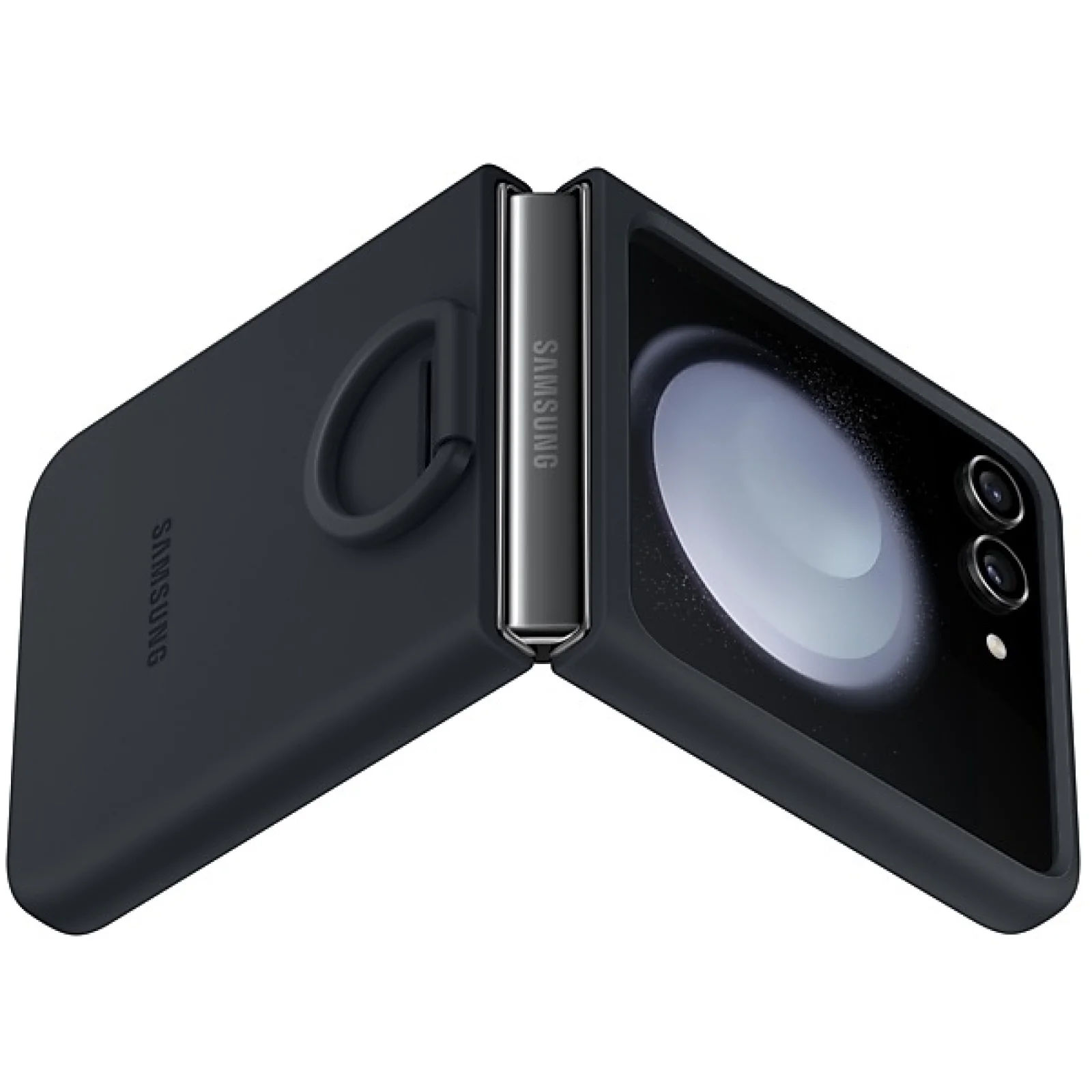 Чохол Samsung Silicone Cover with Ring Indigo для Samsung Galaxy Flip5 (EF-PF731TNEGUA)
