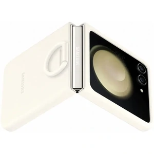 Чохол Samsung Silicone Cover with Ring Cream для Samsung Galaxy Flip5 (EF-PF731TUEGUA)