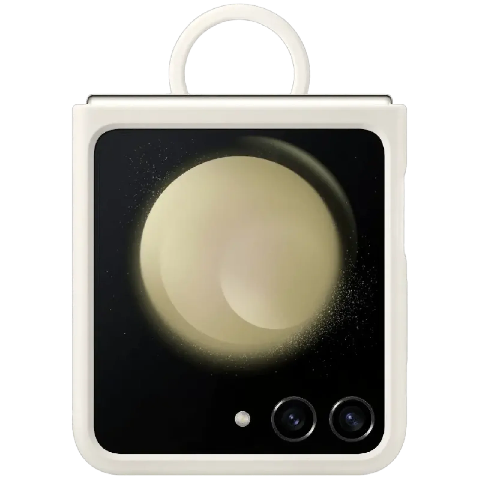 Чохол Samsung Silicone Cover with Ring Cream для Samsung Galaxy Flip5 (EF-PF731TUEGUA)