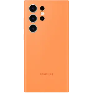 Колір: Помаранчевий - Чохол Samsung Silicone Cover Orange для Samsung Galaxy S23 Ultra SM-S918 (EF-PS918TOEG)