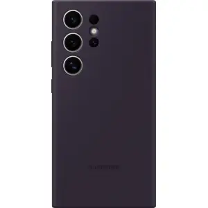 Колір: Фіолетовий - Чохол Samsung Silicone Cover Dark Violet для Samsung Galaxy S24 Ultra SM-S928 (EF-PS928TEEGWW)