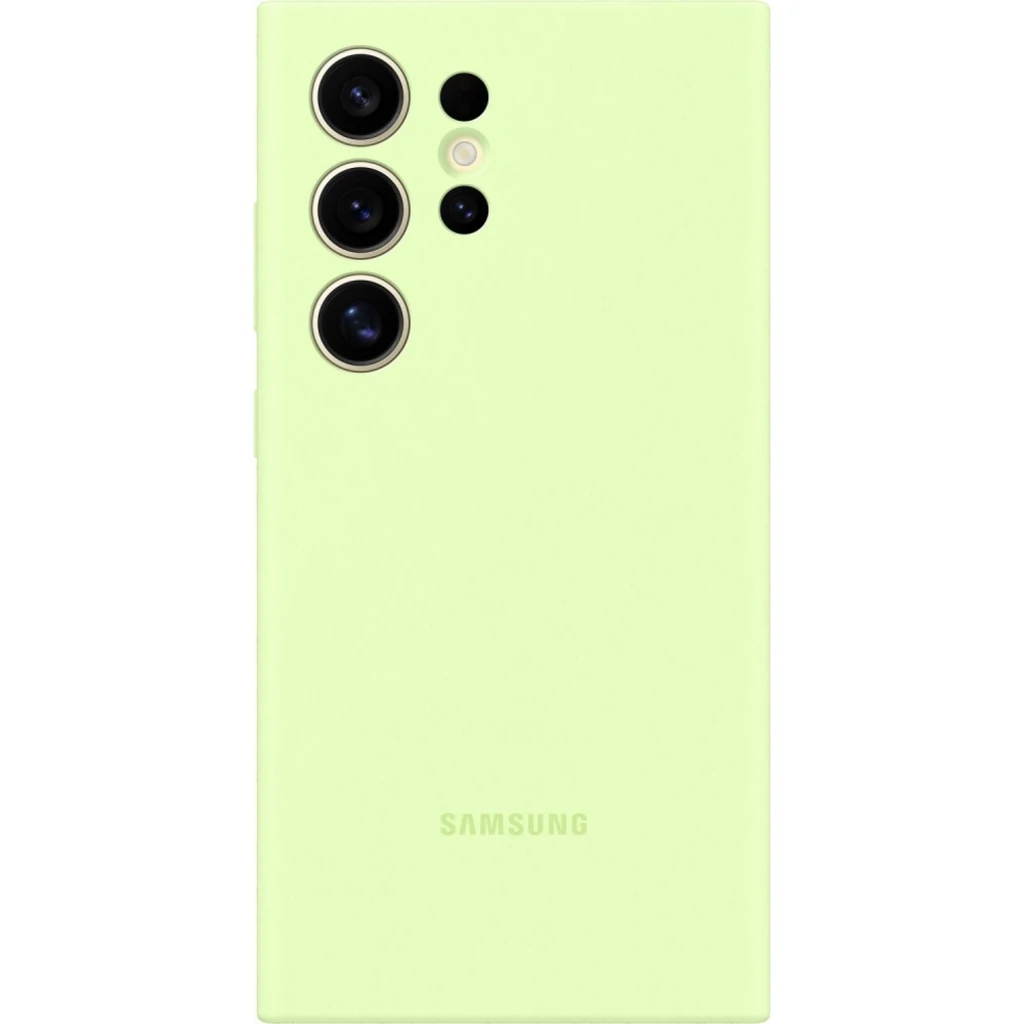 Чохол Samsung Silicone Cover Light Green для Samsung Galaxy S24 Ultra SM-S928 (EF-PS928TGEGWW)