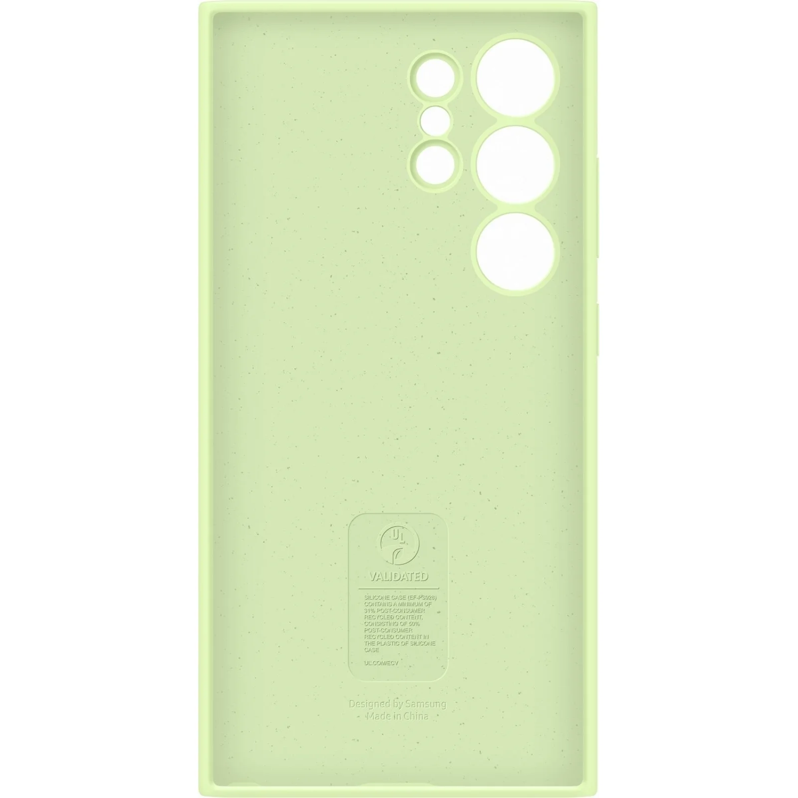 Чехол Samsung Silicone Cover Light Green для Samsung Galaxy S24 Ultra SM-S928 (EF-PS928TGEGWW)