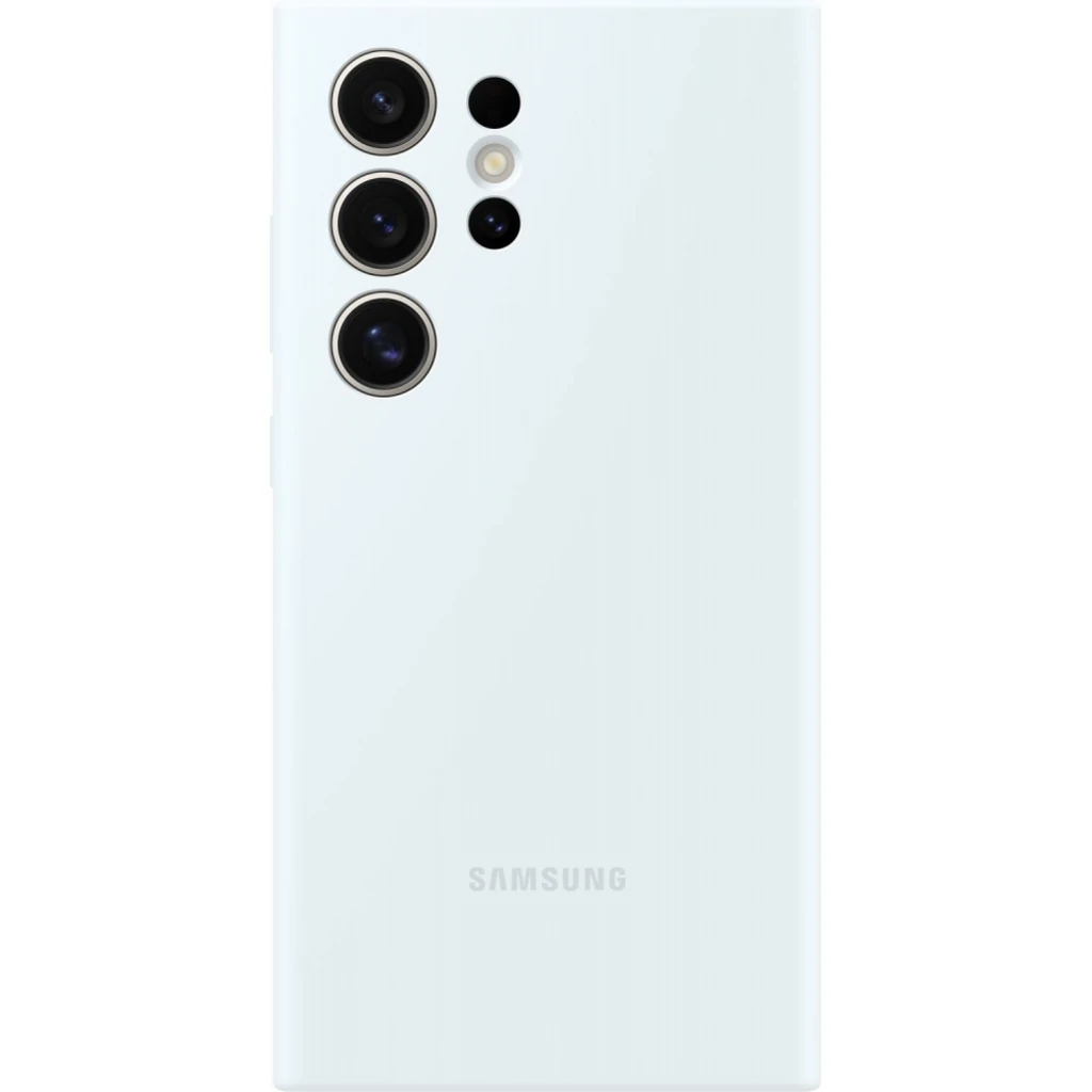 Чохол Samsung Silicone Cover White для Samsung Galaxy S24 Ultra SM-S928 (EF-PS928TWEGWW)