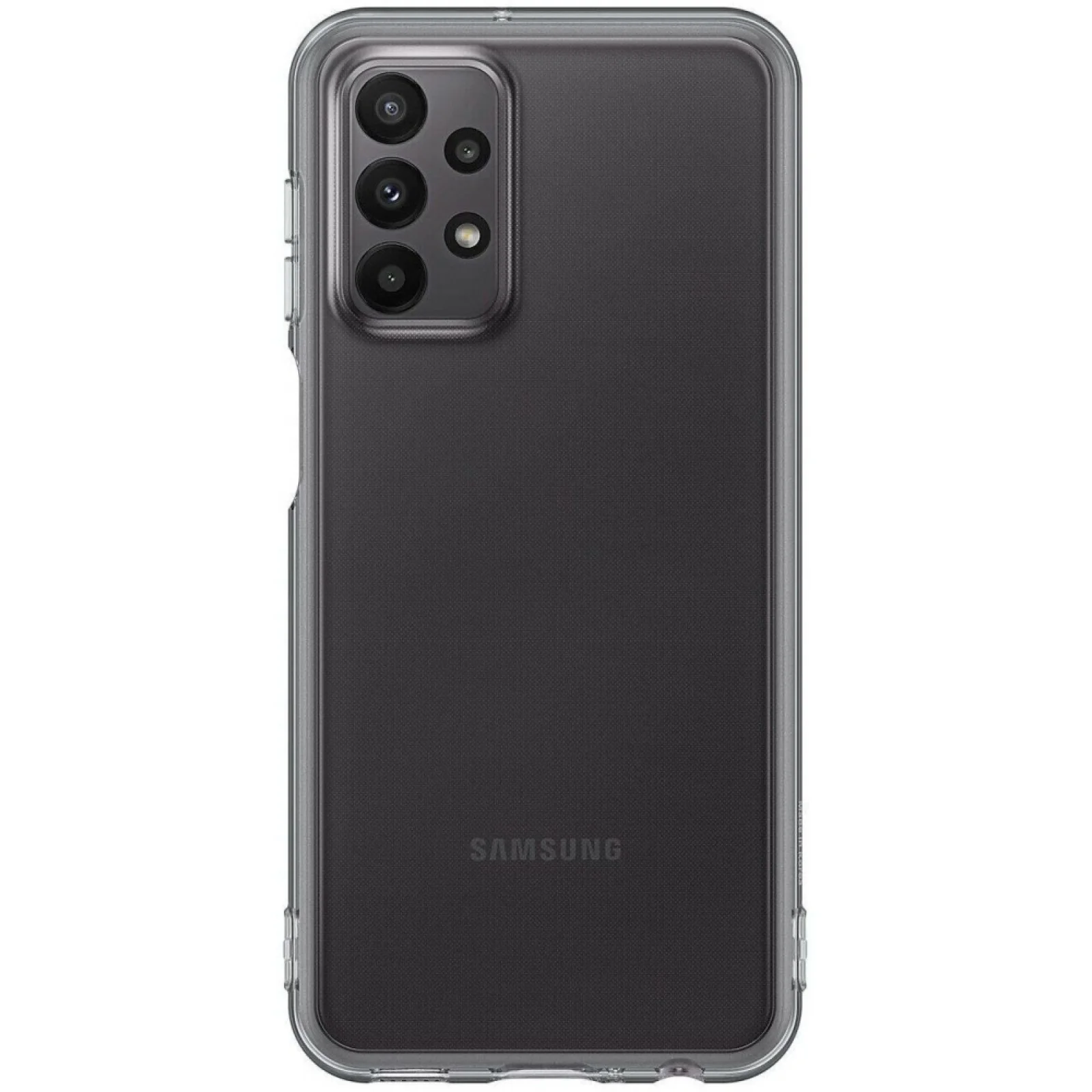 Чохол Samsung Soft Clear Cover Black для Samsung Galaxy A23 SM-A235 (EF-QA235TBEG)