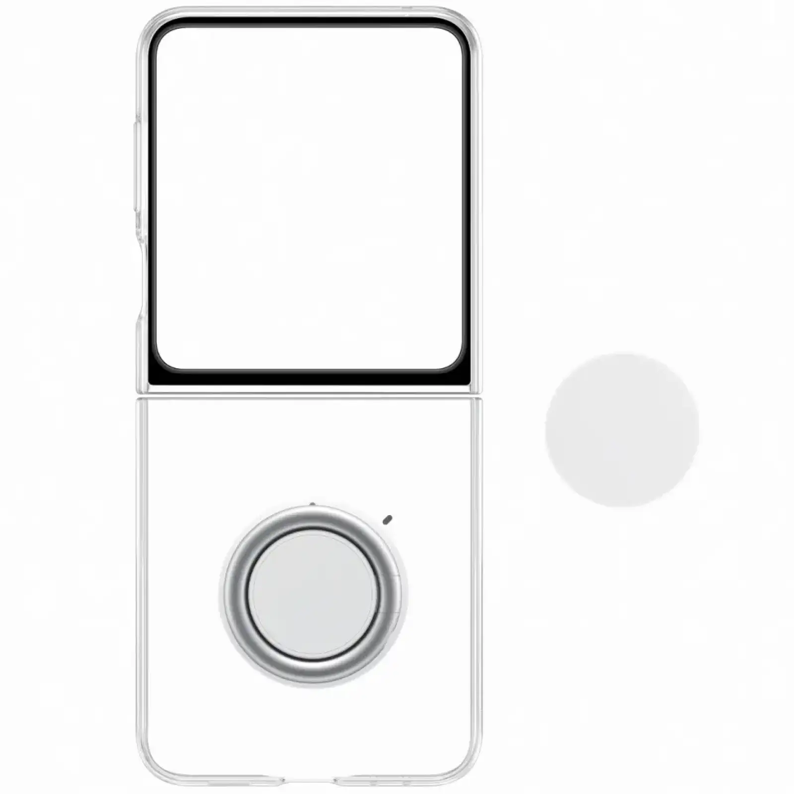 Чохол Samsung Silicone Clear Gadget Case Transparent для Samsung Galaxy Flip5 (EF-XF731CTEGUA)