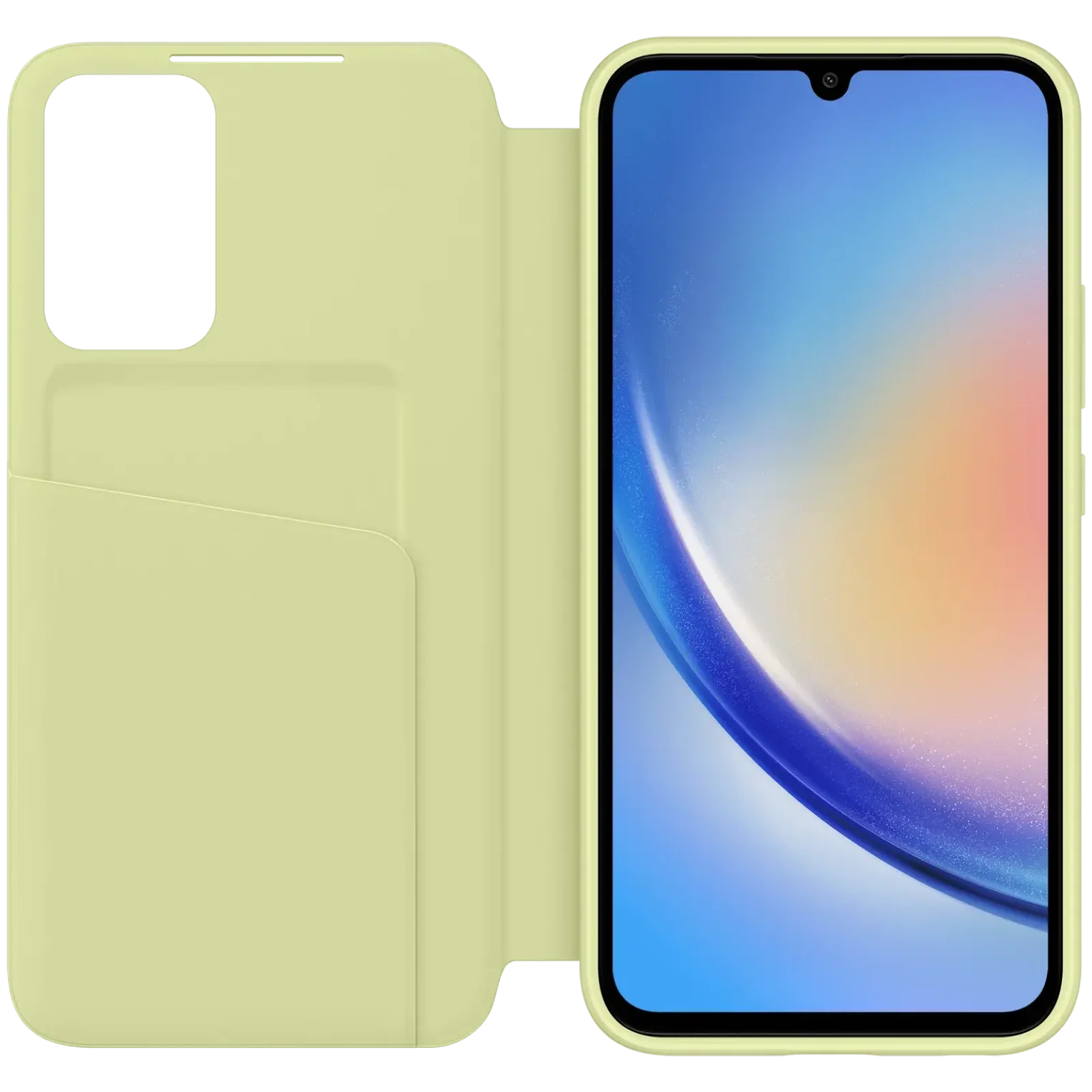 Чехол Samsung Smart Clear View Cover Lime для Samsung Galaxy A54 SM-A546 (EF-ZA546CGEG)