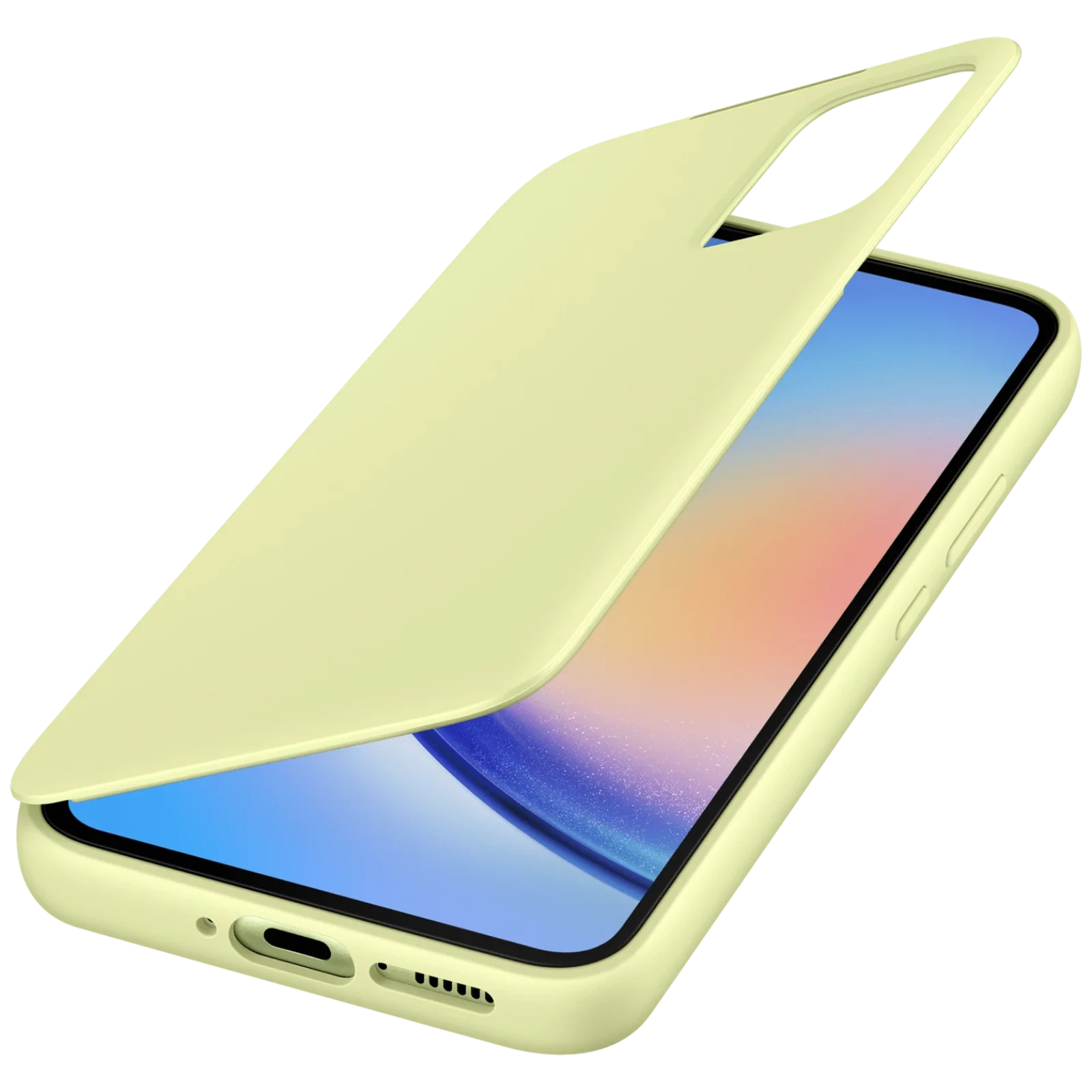 Чехол Samsung Smart Clear View Cover Lime для Samsung Galaxy A54 SM-A546 (EF-ZA546CGEG)