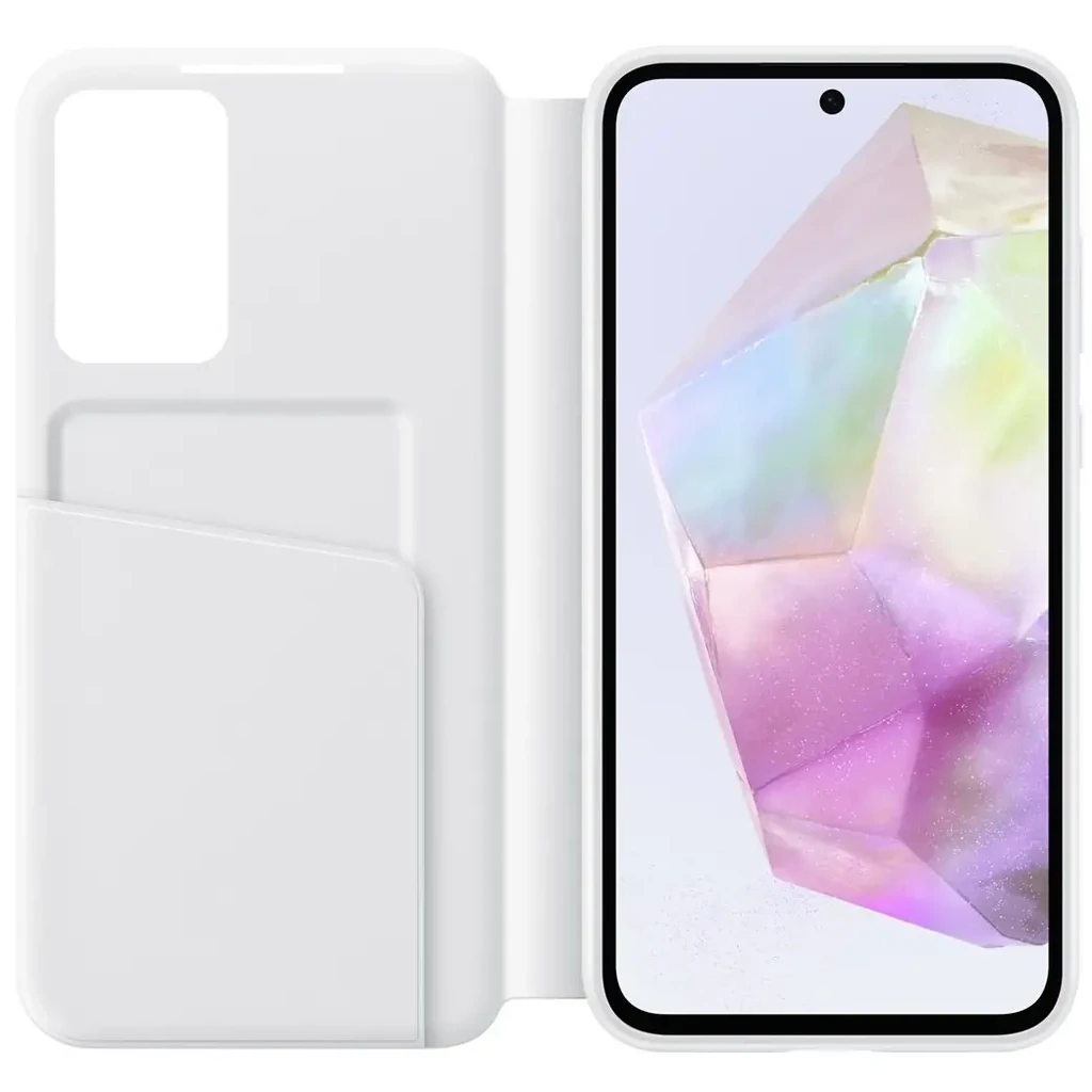 Чохол Samsung Smart View Wallet Case White для Samsung Galaxy A35 5G SM-A356 (EF-ZA356CWEGWW)
