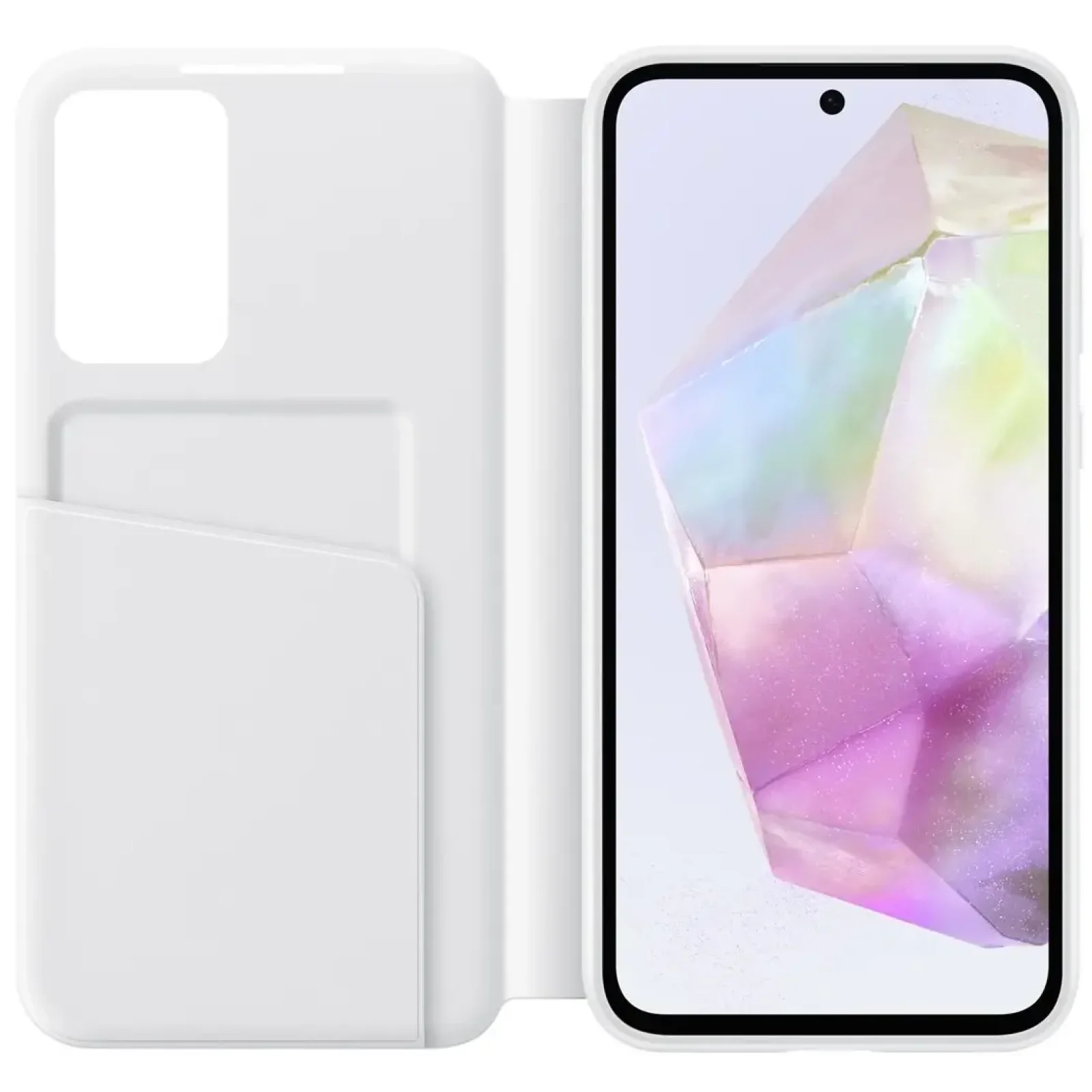 Чохол Samsung Smart View Wallet Case White для Samsung Galaxy A35 5G SM-A356 (EF-ZA356CWEGWW)