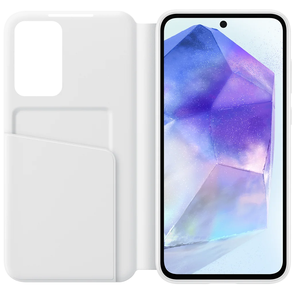 Чохол Samsung Smart View Wallet Case White для Samsung Galaxy A55 5G SM-A556 (EF-ZA556CWEGWW)