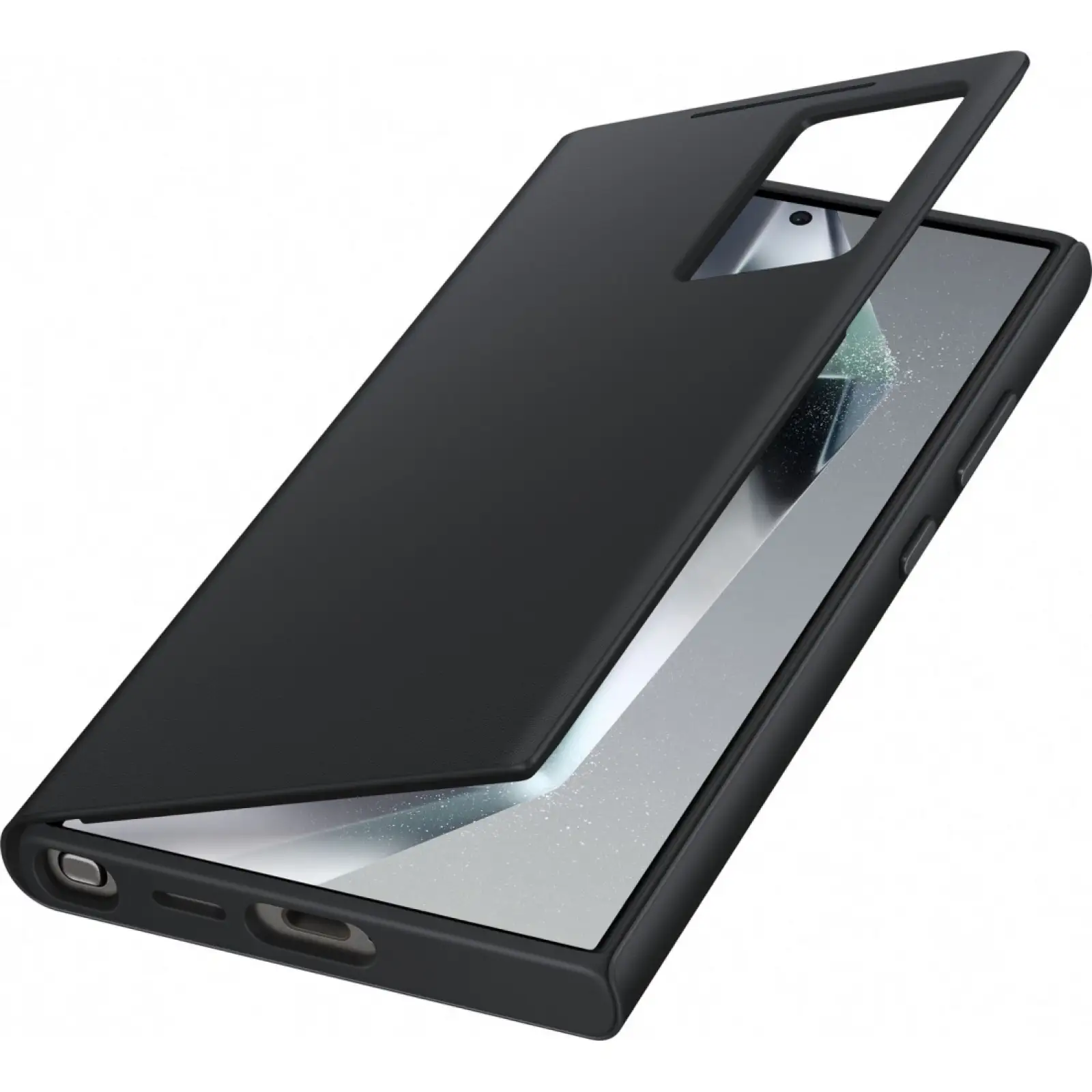 Чохол Samsung Smart Clear View Cover Black для Samsung Galaxy S24 Ultra SM-S928 (EF-ZS928CBEGWW)