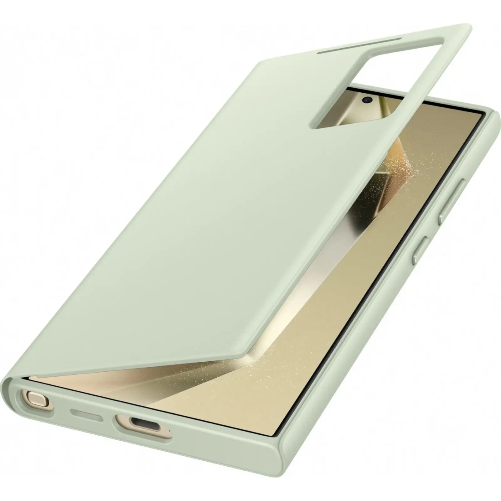 Чохол Samsung Smart Clear View Cover Light Green для Samsung Galaxy S24 Ultra SM-S928 (EF-ZS928CGEGWW)