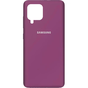 Цвет: Фиолетовый - Чехол Silicone Case Full Protective Grape для Samsung Galaxy A22 SM-A225