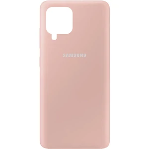 Цвет: Розовый - Чехол Silicone Case Full Protective Pink Sand для Samsung Galaxy A22 SM-A225