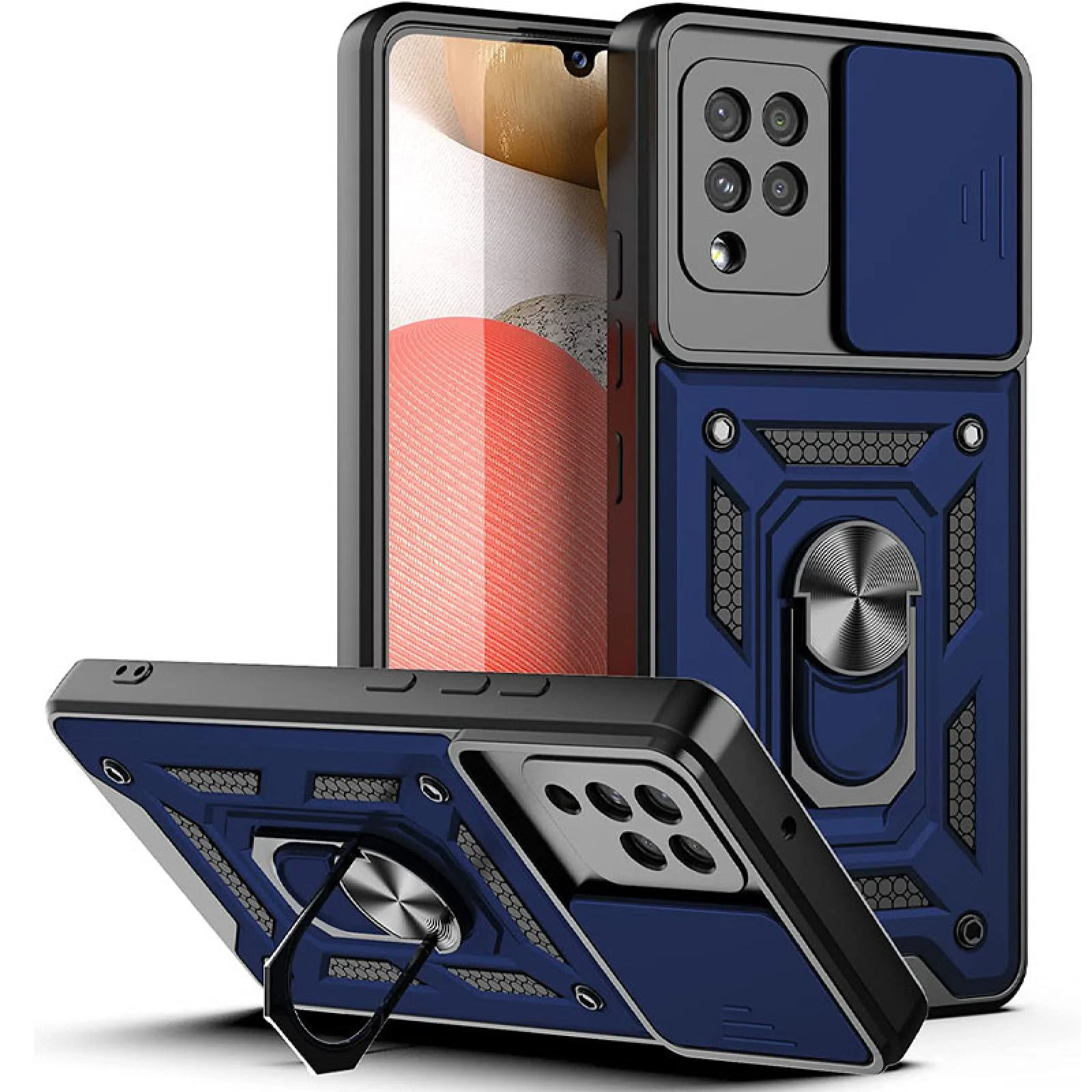 Накладка Camshield Serge Ring for Magnet Blue для Samsung Galaxy M53 5G SM-M536