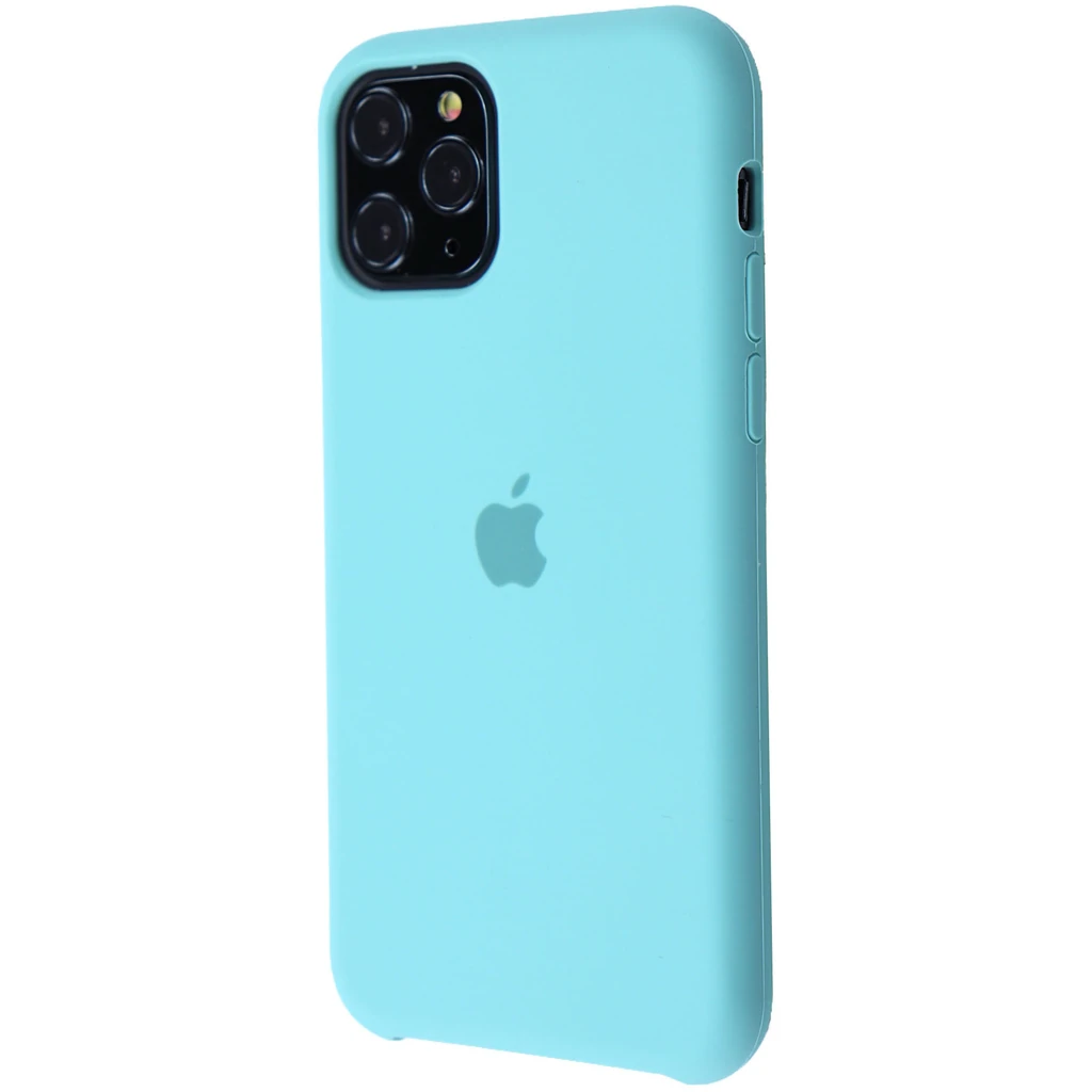 Чехол Apple iPhone 14 Pro Max Silicone Case HC Sea Blue