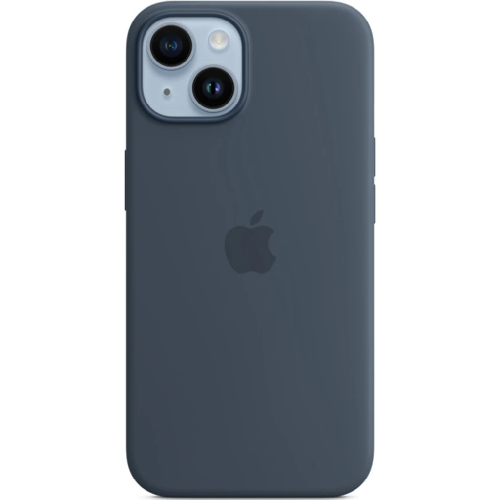 Чехол Apple iPhone 14 Silicone Case Storm Blue (HQCo)