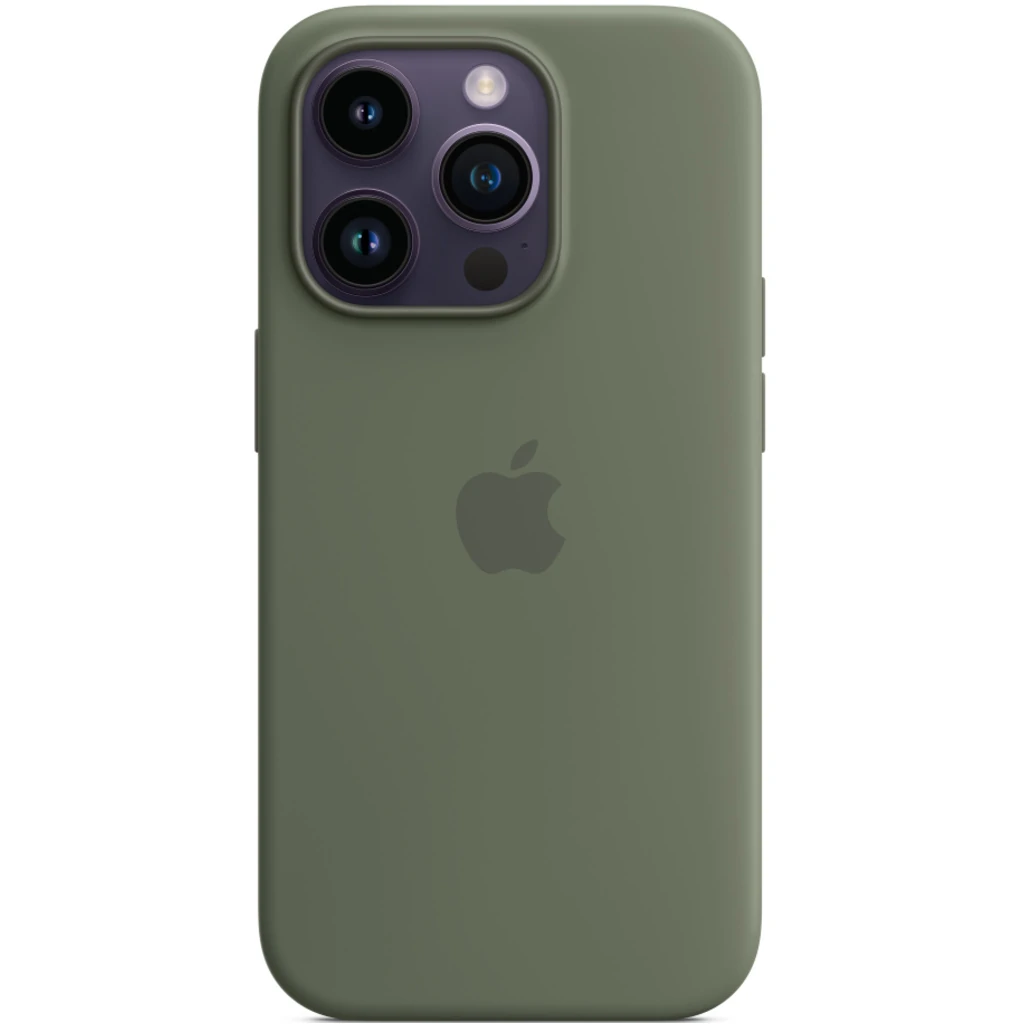 Чехол Apple iPhone 14 Pro Silicone Case Olive (HQCo)