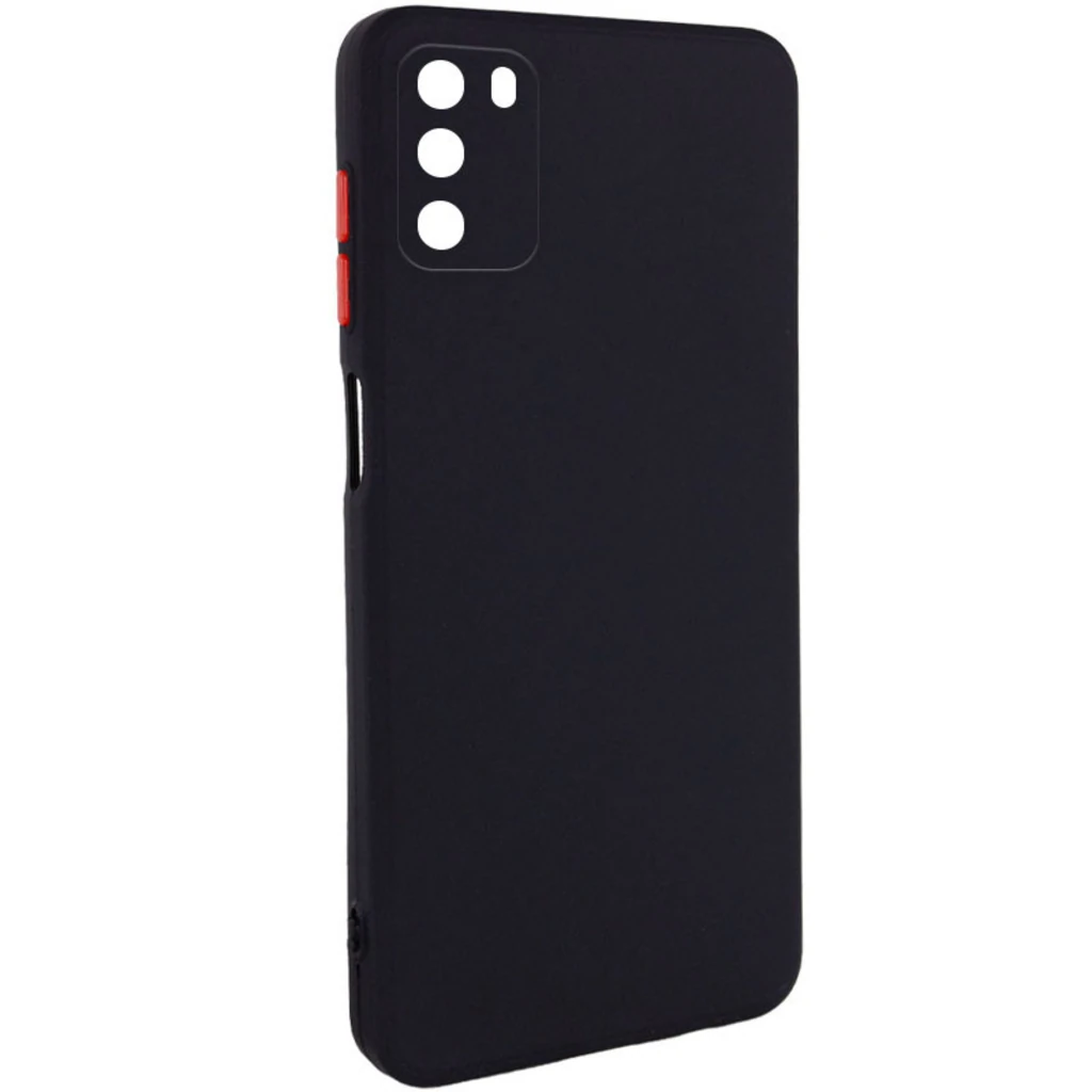 Чехол TPU Square Full Camera Black для Xiaomi Poco M3