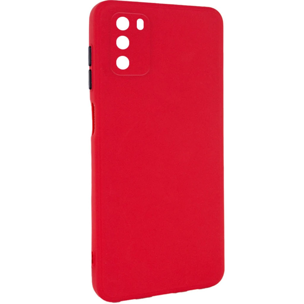 Чехол TPU Square Full Camera Red для Xiaomi Poco M3