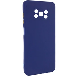 Цвет: Синий - Чехол TPU Square Full Camera Blue для Xiaomi Poco X3 NFC, Poco X3 Pro