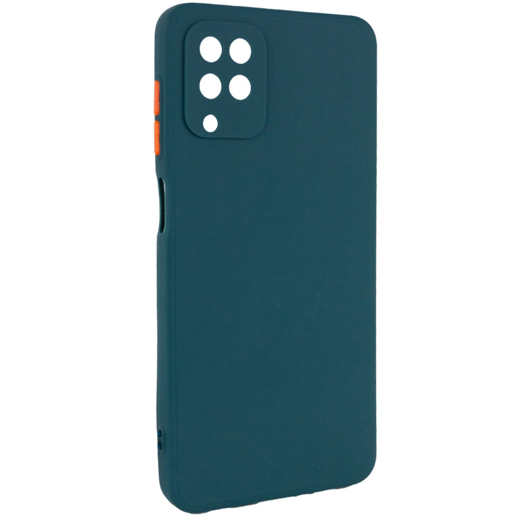 Чехол TPU Square Full Camera Green для Samsung Galaxy A22 SM-A225, Samsung Galaxy M32 SM-M325