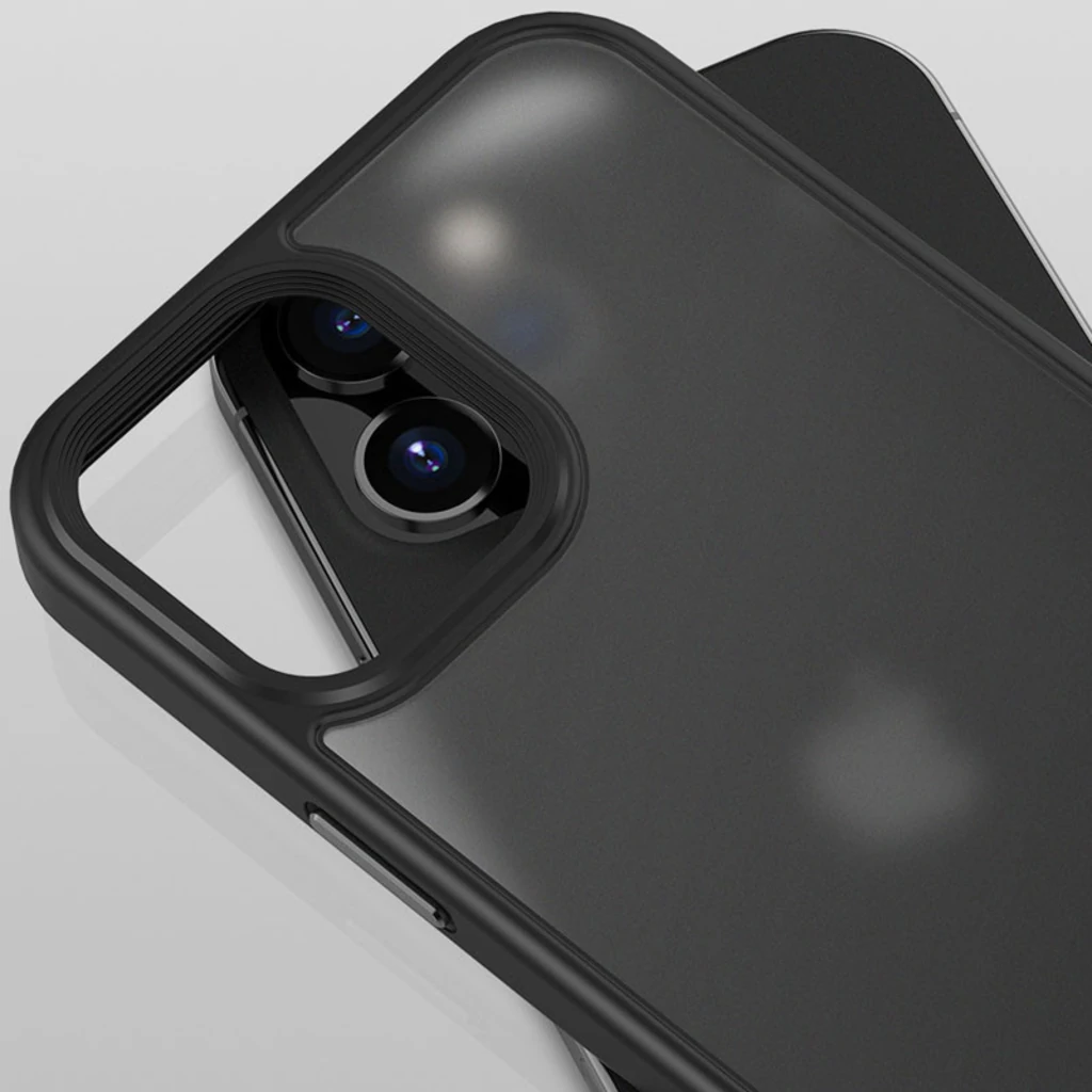 Чохол TPU+PC Metal Buttons Case Black для iPhone 13 Pro Max