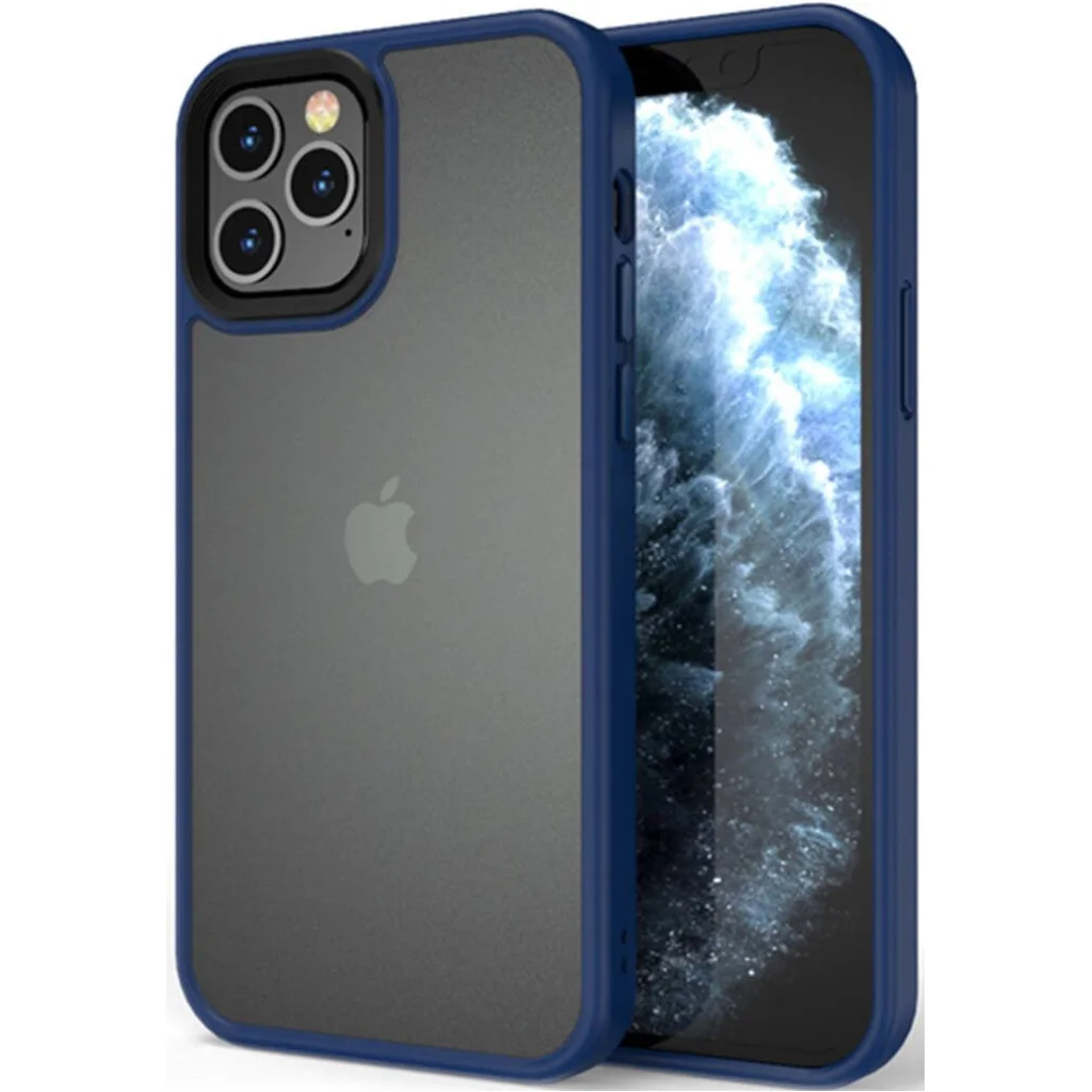 Чохол TPU+PC Metal Buttons Case Blue для iPhone 13 Pro Max