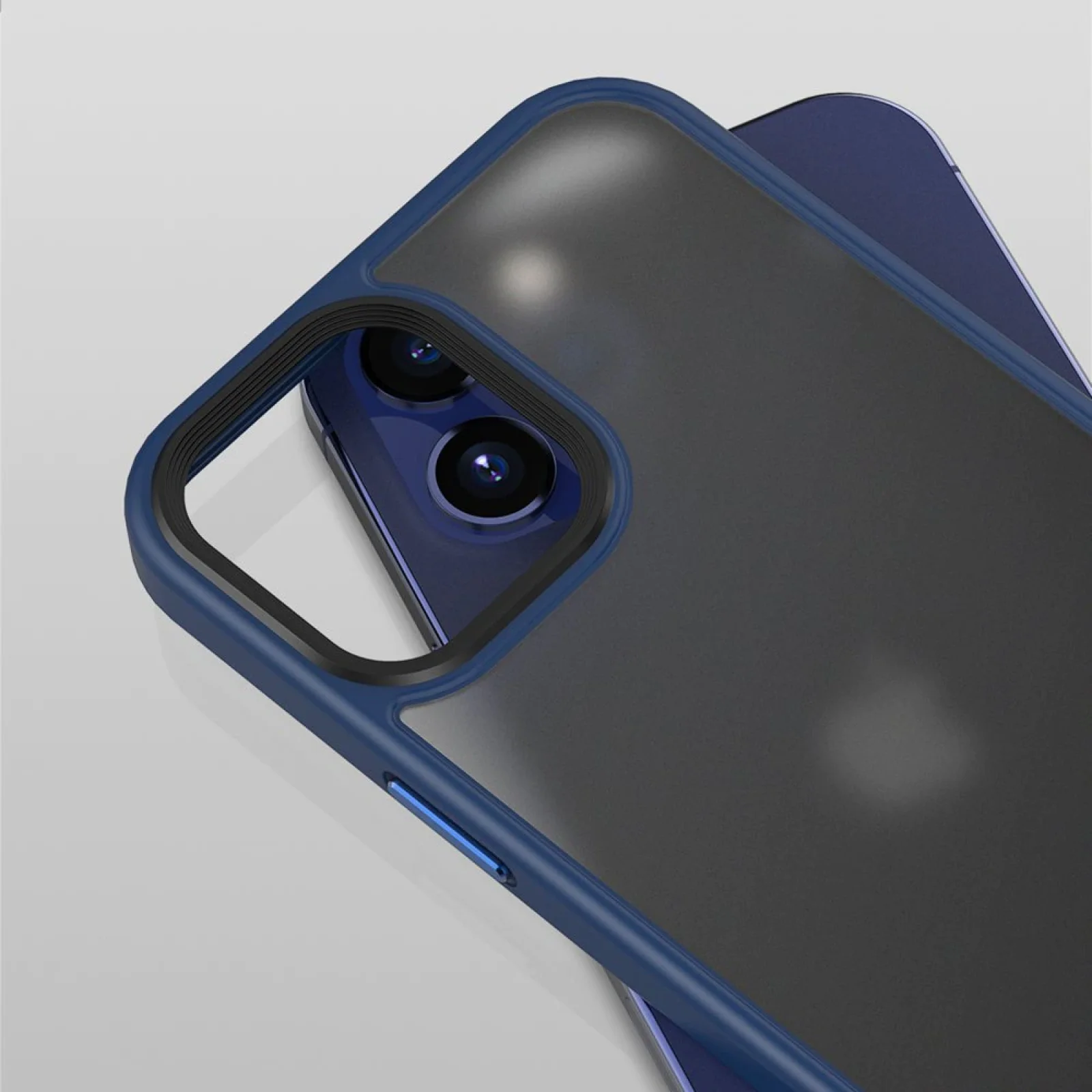 Чохол TPU+PC Metal Buttons Case Blue для iPhone 13 Pro