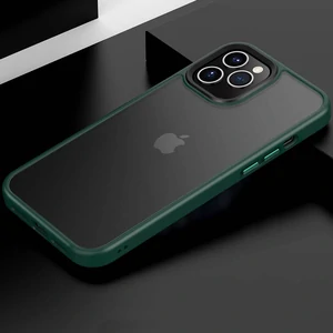 Чохол TPU+PC Metal Buttons Case Green для iPhone 13 Pro Max