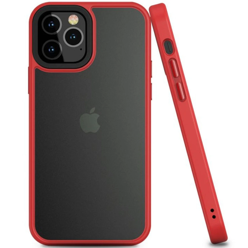 Чохол TPU+PC Metal Buttons Case Red для iPhone 13 Pro Max