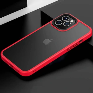 Чохол TPU+PC Metal Buttons Case Red для iPhone 13 Pro Max