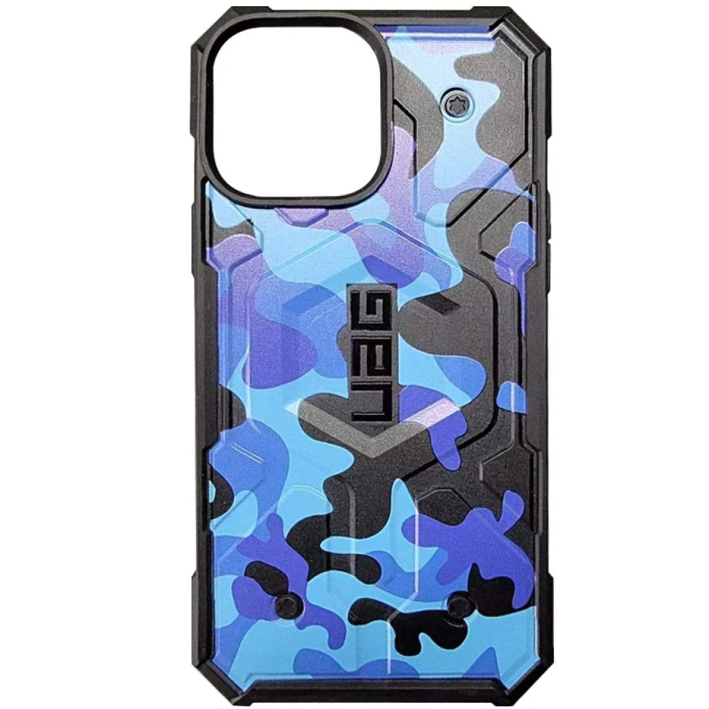 Накладка UAG Pathfinder with MagSafe Camo Blue для Apple iPhone 14
