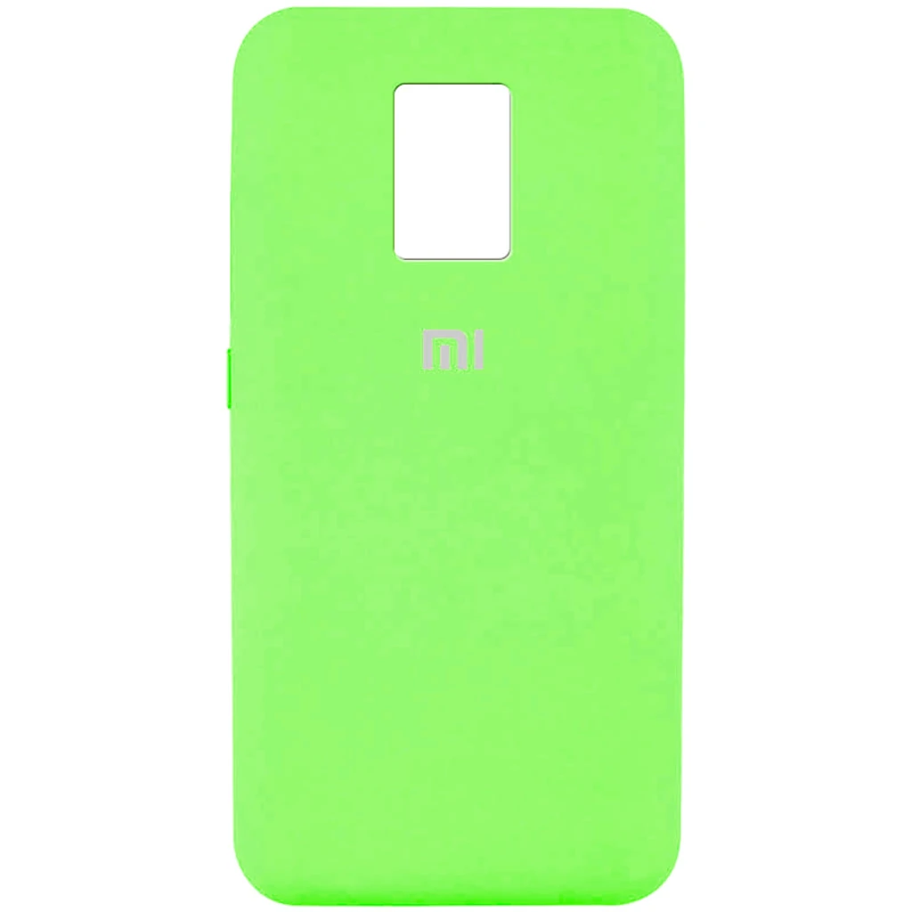 Чехол Silicone Case Full Protective Light Green для Xiaomi Redmi Note 9s, Redmi Note 9 Pro, Redmi Note 9 Pro Max