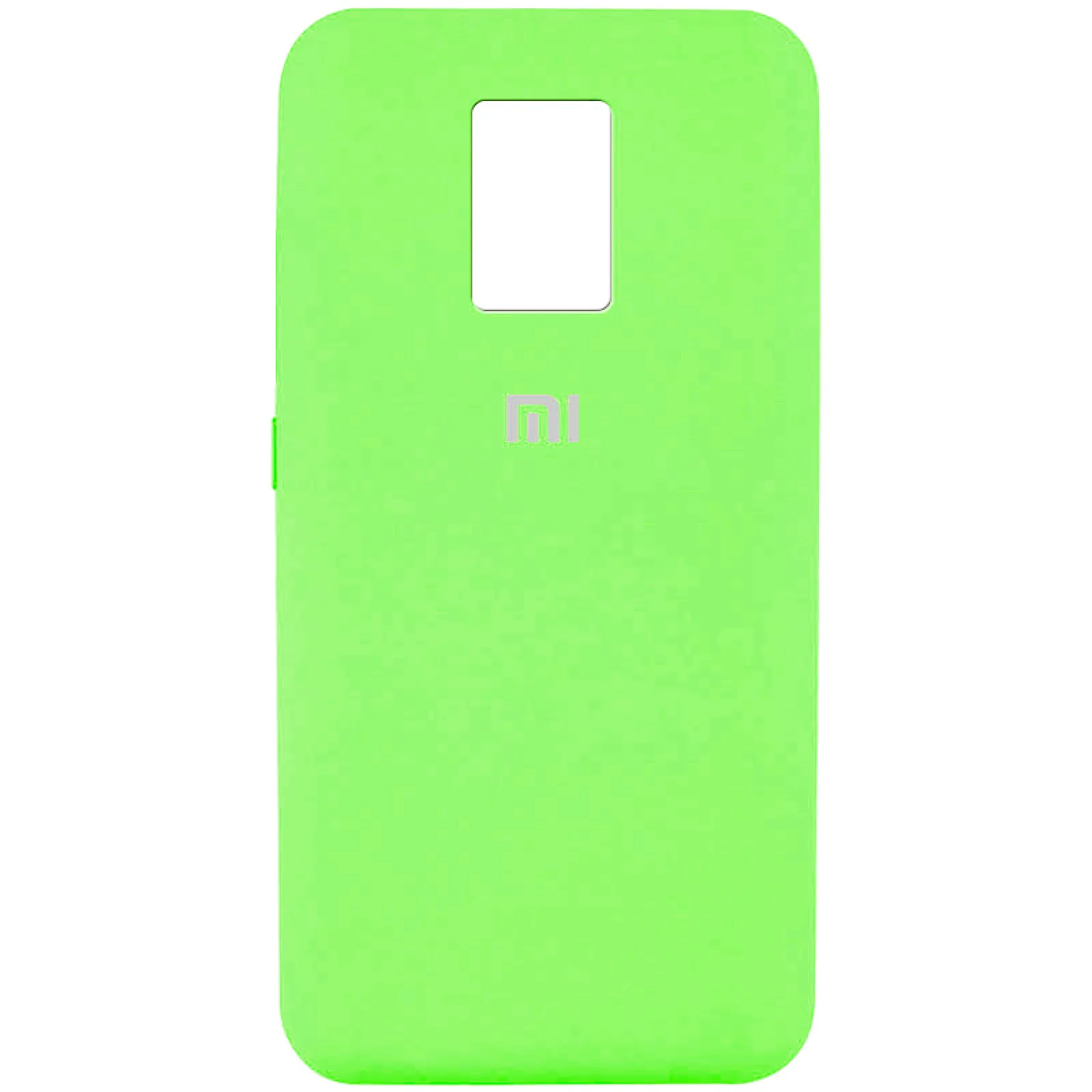 Чехол Silicone Case Full Protective Light Green для Xiaomi Redmi Note 9s, Redmi Note 9 Pro, Redmi Note 9 Pro Max