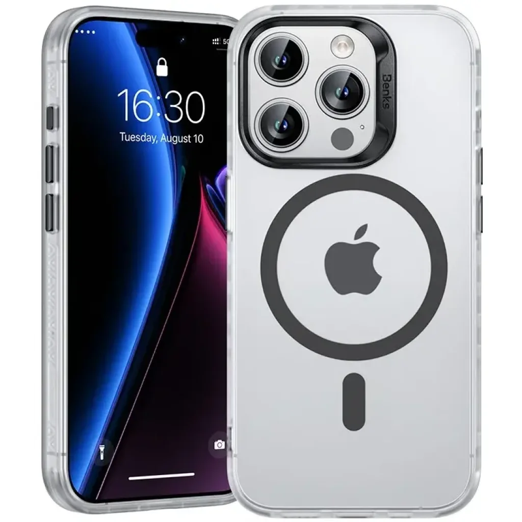Чехол Benks Lucid Armor Case for iPhone 15 Pro Max with MagSafe White