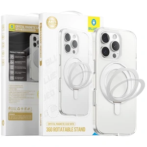 Чехол Blueo Crystal Case ROTATABLE Stand for iPhone 16 Pro with MagSafe Transparent