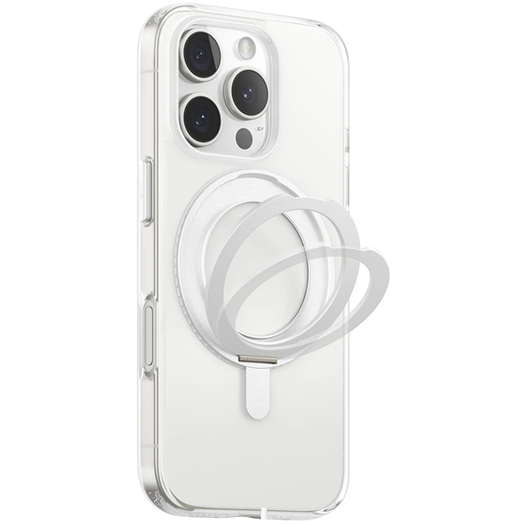 Чехол Blueo Crystal Case ROTATABLE Stand for iPhone 16 Pro with MagSafe Transparent