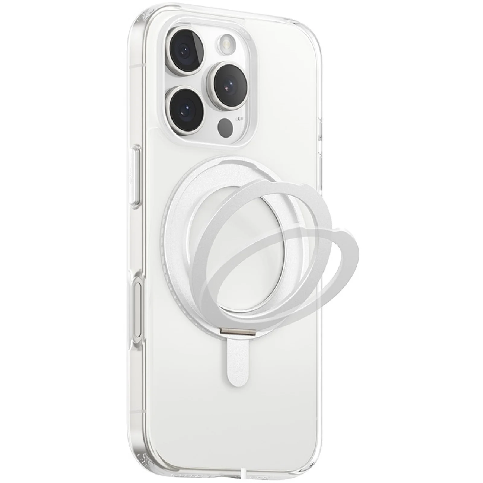Чохол Blueo Crystal Case ROTATABLE Stand for iPhone 16 Pro Max with MagSafe Transparent