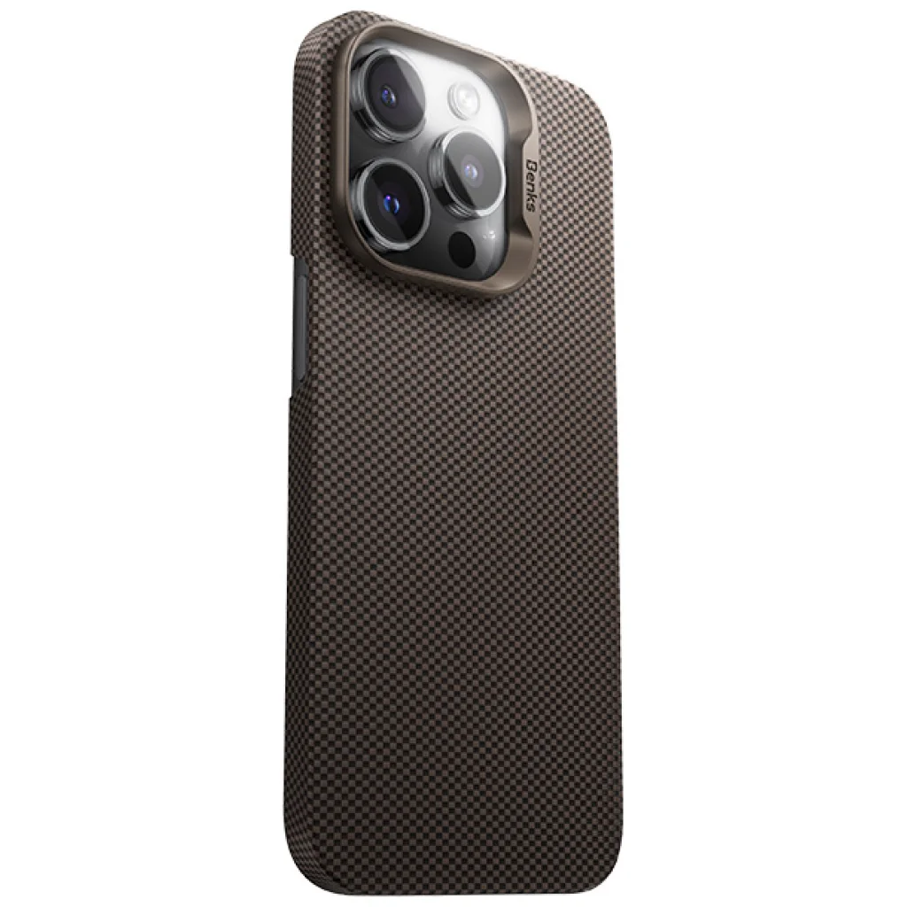 Чехол Benks Armor Tint (1000D) Kevlar Case with MagSafe для iPhone 16 Pro Brown